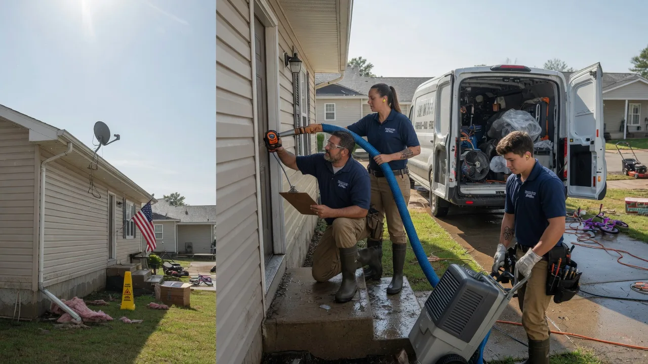 Ceiling Water Damage Restoration in Walnut, IA near me